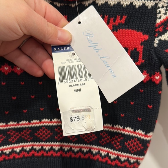NWT  Ralph Lauren Reindeer Holiday Sweater - Picture 6 of 7